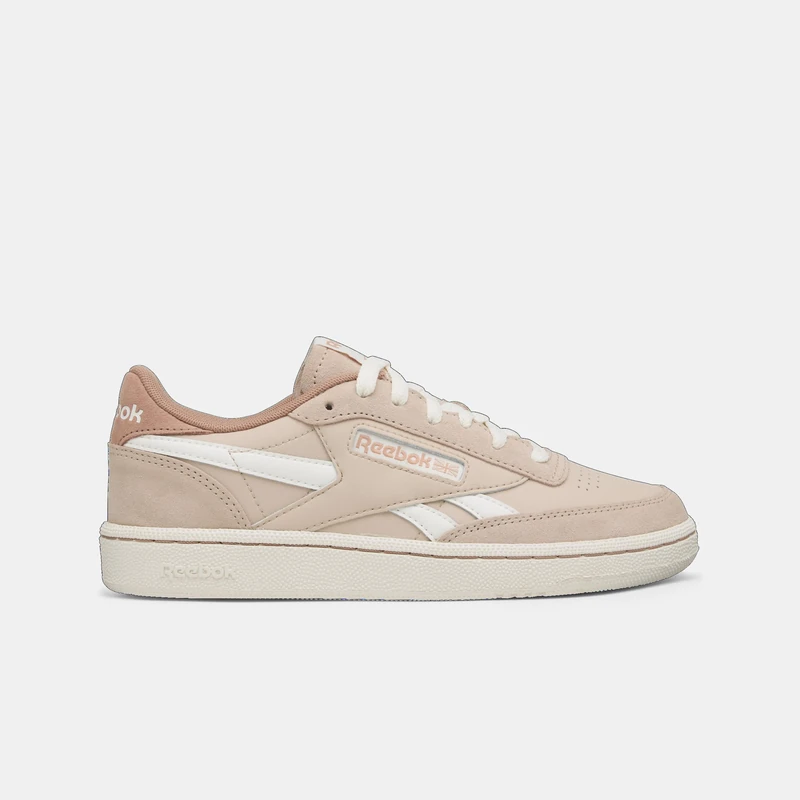 Reebok Women's Club C Revenge II Trainers, MUTEDCLAY/PINKCLAY/Chalk, 39 EU, Mutedclay Pinkclay Chalk, 7 UK