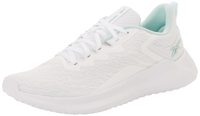 Reebok Women's Fluxlite II Trainers, FTWR White/Glitch Aqua, 42 EU, FTWR White Glitch Aqua, 9 UK
