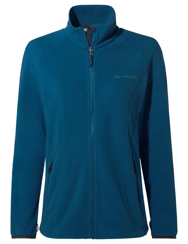 VAUDE Rosemoor Fleece Jacket for Women - Warm & Sustainable Fleece Jacket Made of Recycled Polyester, Zip-in Function, Drawstring, Hiking & Leisure