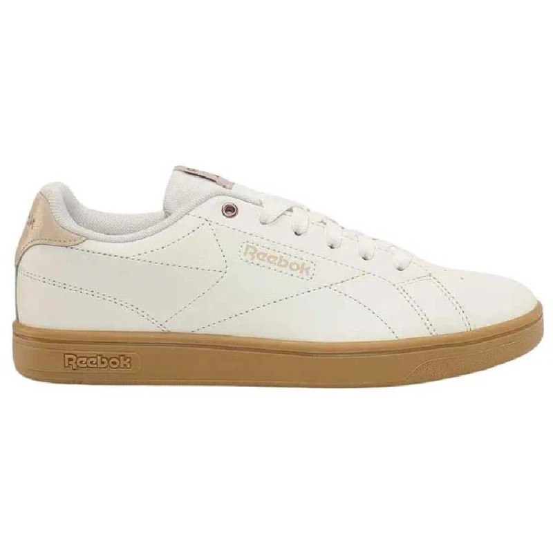 Reebok Women's Court Clean Trainers, Chalk/Mutedlay/Pinkclay, 35 EU, Chalk Mutedclay Pinkclay, 2/2.5 UK