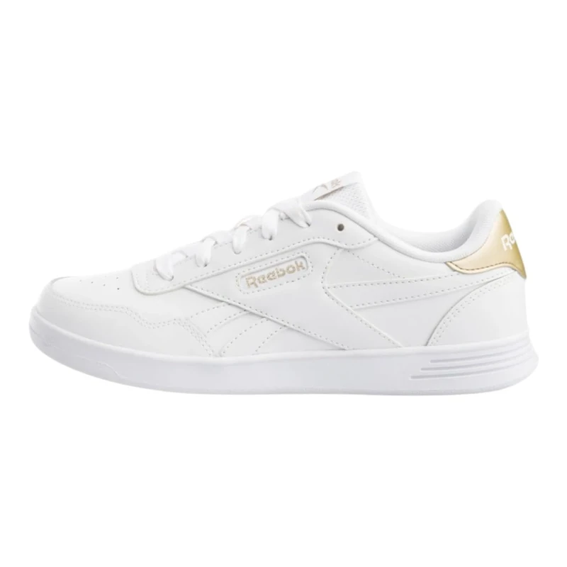 Reebok Women's Court Advance Trainers, FTWRWHITE/FTWRWHITE/PALEGOLD, 42.5 EU, Ftwrwhite Ftwrwhite Palegold, 9.5 UK