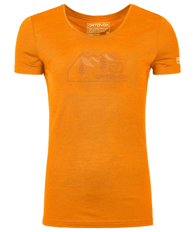 ORTOVOX Unisex 150 Cool Vintage Badge W Undershirt, Autumn Leaves, L EU