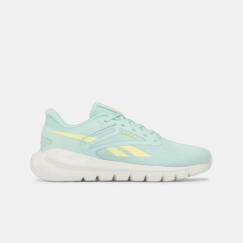 Reebok Women's Split Flex Trainers, Glitch Aqua/Chalk/Yellow Haze, 37.5 EU, Glitch Aqua Chalk Yellow Haze, 4.5 UK