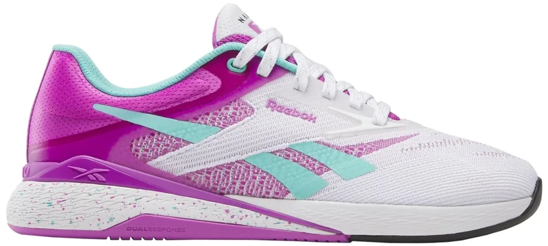 Reebok Women's Nano X5 Trainers, Glitch Aqua/Yellow Haze/Chalk, 40.5 EU, Glitch Aqua Yellow Haze Chalk, 8.5 UK