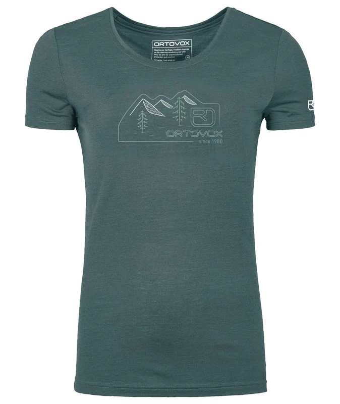 ORTOVOX 150 Cool Vintage Badge TS W Dark Arctic Grey 30 Women