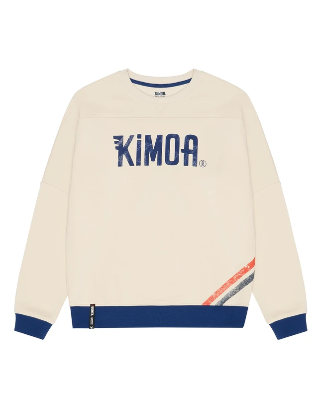 KIMOA Big K Racing Unisex Adult Sweatshirt, beige, XXL - Image 1