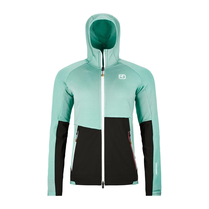 ORTOVOX Fleece Rib Hoody W Aquatic Ice 30 Women