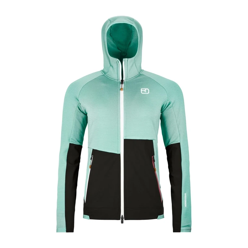 ORTOVOX Fleece Rib Hoody W Aquatic Ice 40 Women