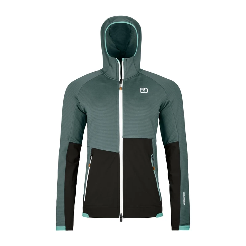 ORTOVOX Fleece Rib Hoody W Dark Arctic Grey 20 Women