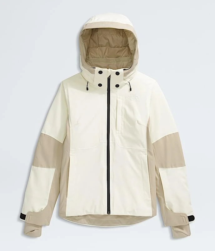 The North Face Women's Lenado Jacket, White Dune/Gravel, XS