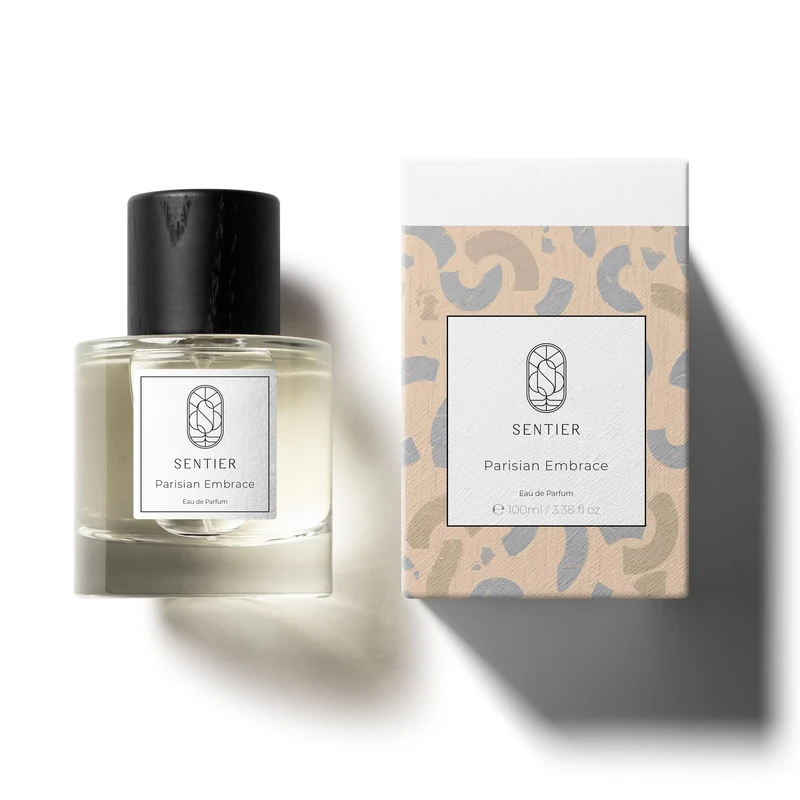 Sentier Parisian Embrace Eau de Parfum – Fruity Gourmand Perfume with Nectarine, Peach, Pear, Almond & Vanilla Notes, Unisex Scent 100 ml