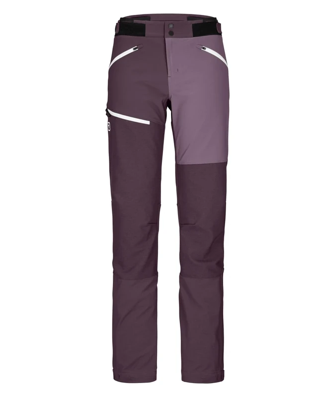 YPSILANTI WESTALPEN SOFTSHELL PANTS W - C: dark berry- T: XS