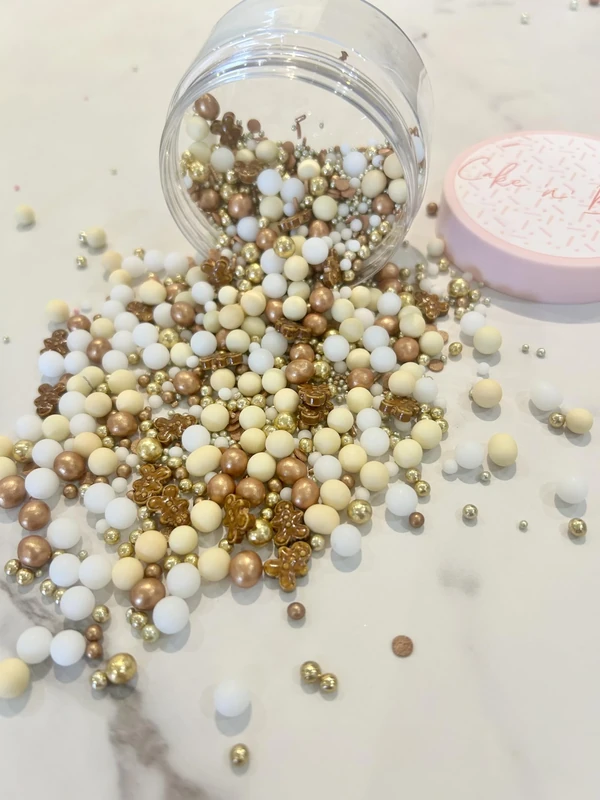 Cake N Bake Christmas Themed Edible Sprinkles (Gingerbread, 35g)