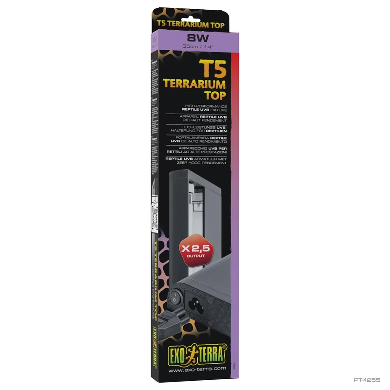 E/T T5 UVB Fixture – 35cm 8w