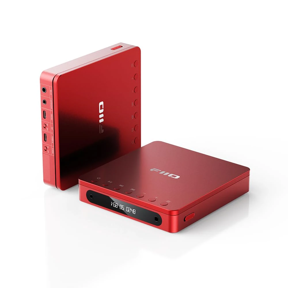 FiiO DM13 Portable CD Player with Bluetooth (Red)