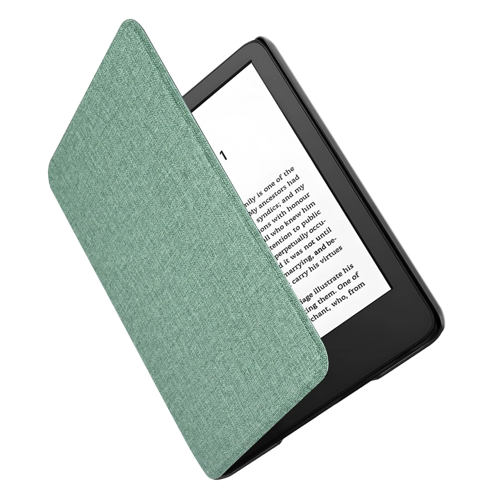AXFEE Case for 6.8" Kindle Paperwhite (11th Generation-2021), Lightweight PU Leather Smart Cover with Auto Wake and Sleep, Ultra-Thin Protective Case for Kindle Paperwhite Signature Edition, Green