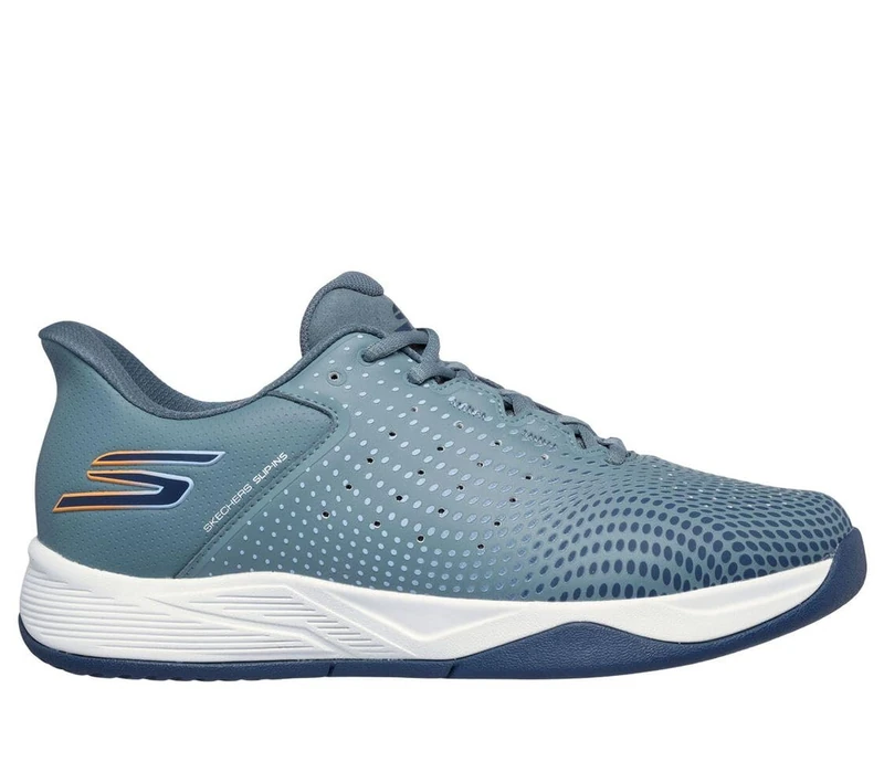 Skechers Men's Viper Court Reload Hands Free Slip-ins Sneaker, Slate, 9.5 UK - Image 1