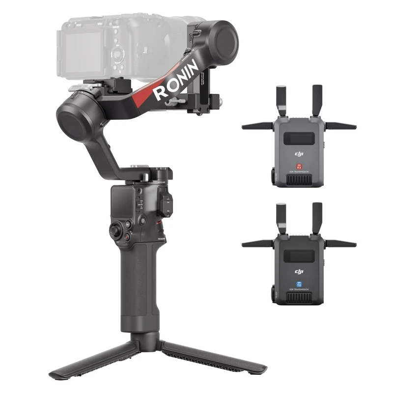 DJI RS 4, 3-Axis Gimbal Stabilizer for DSLR and Mirrorless Cameras Canon/Sony/Panasonic/Nikon/Fujifilm, 2nd-Gen Native Vertical Shooting, 2-Mode Switch Joystick, Teflon Axis Arms, SDR Transmission