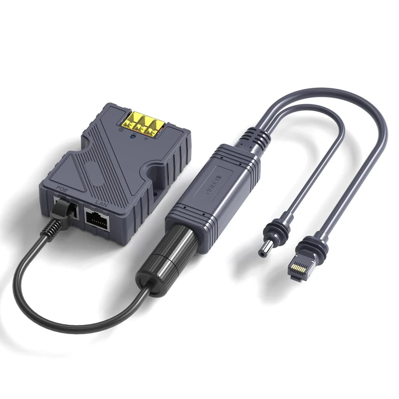 EDUP Starlink Mini PoE Injector & Splitter, 150W Power GigE with Surge and ESD Protection, High-Speed Network for Starlink Dishy Mini, Ideal Starlink Ethernet Adapter Starlink Satellite Internet Kit