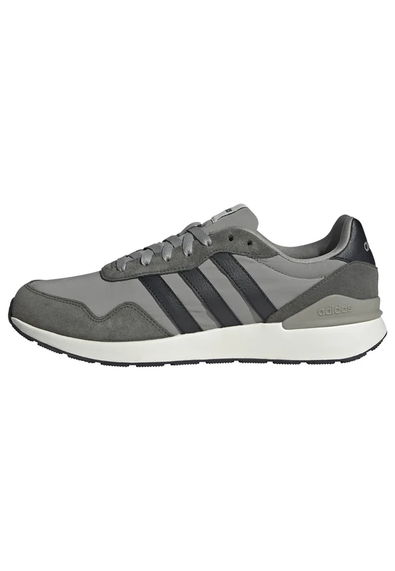 adidas Men's Run 60s 4.0 Shoes, Silver Pebble/core Black/Shadow Olive, 6 UK