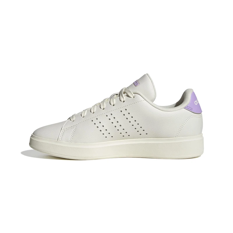 adidas Women's Advantage 2.0 Shoes, Off White/Off White/Powder Plum, 4.5 UK