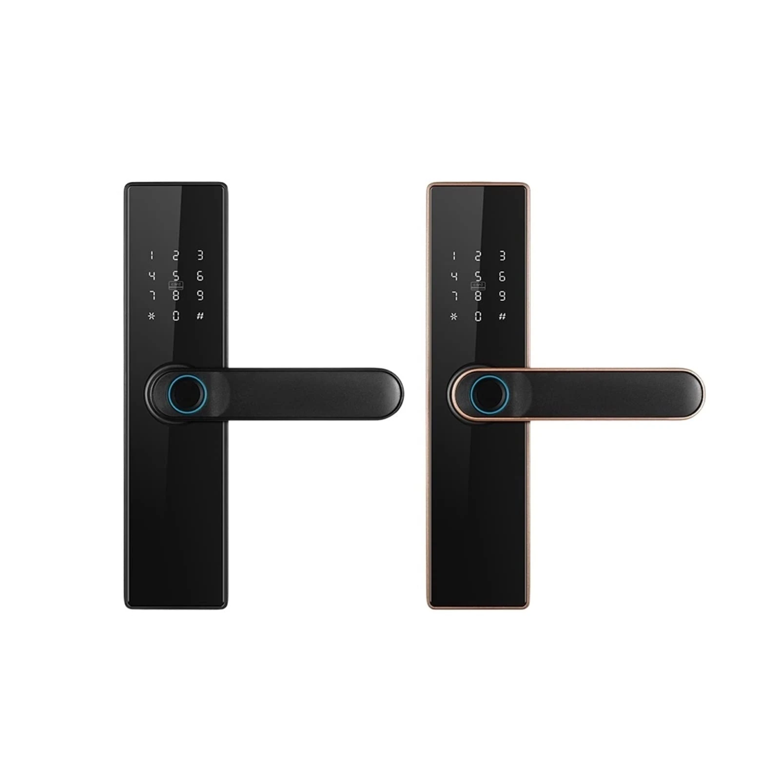 WiFi Smartlife App Smart Lock, Biometric Fingerprint Locks, Card Code Digital Electronic Lock Door (Color : 5572-01) (6085)