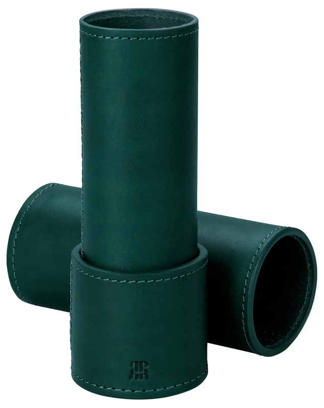 Paradise Row, Leather Pencil Case, Forest Green - Image 1