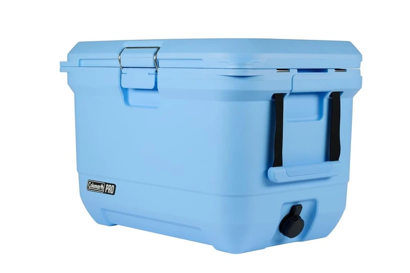 Coleman PRO Heavy-Duty Insulated Hard Cooler with handles | 43 L capacity | Keeps Ice for 4 Days | Full foam insulation | Large Durable Portable Cool Ice Box for Rugged Outdoor Use & Jobsites