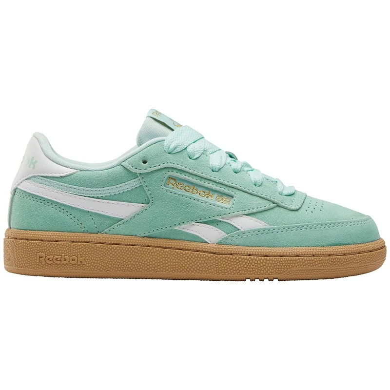 Reebok Club C Revenge Trainers, Glitter Aqua/FTWRWHITE/Goldmet, 37 EU / 4 UK, Glitchaqua Ftwrwhite Goldmet, 4 UK