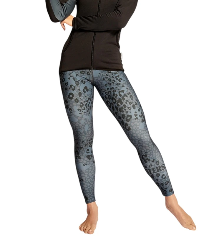 SISTERS Woman's Leggings Thermal, Brave Gray, Fashion Design, Small Size
