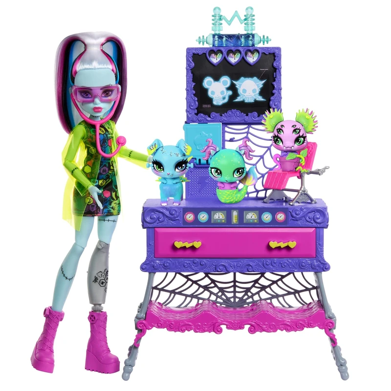 Monster High Make-A-Monster Pet Playset with Frankie Stein Doll