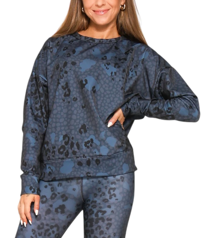 SISTERS Woman's Thermal Sweatshirt - Warm Winter Long Sleeve Top, for Cycling, Hiking, Yoga, Running - Brave Gray - Small