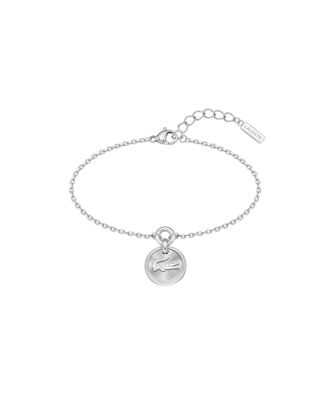 Lacoste Women's MEMENTO Collection Pendant Bracelet in Stainless Steel - 2040404