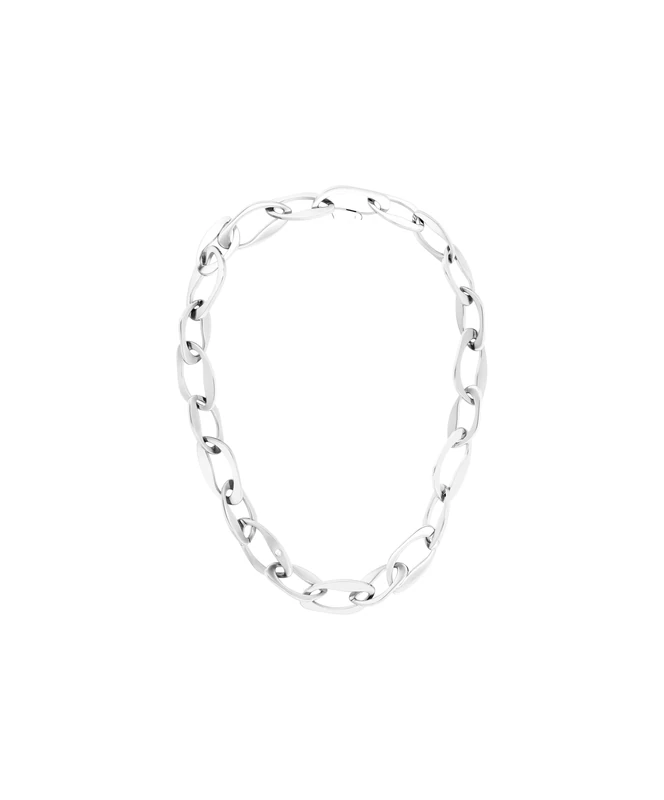 Calvin Klein Women's HARMONIOUS CONNECTION Collection Chain Necklace in Stainless Steel Embellished with Crystals - 35000683