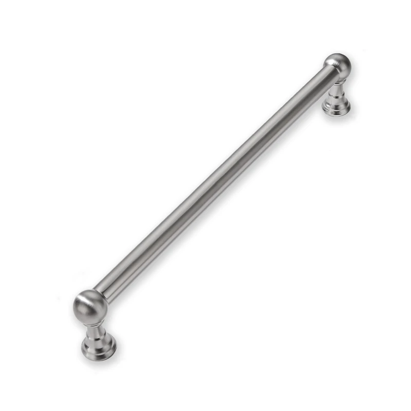 CABDM 1 Pack Appliance Pull 12 Inch Solid Kitchen Cabinet Handles Brushed Satin Brass Cabinet Pulls Modern Drawer Pulls Cabinet Hardware Kitchen Handles for Cabinets Cupboard Handles