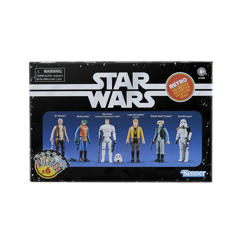 Star Wars Retro Collection A New Hope Multipack, 9.5-cm Action Figure 6-Pack