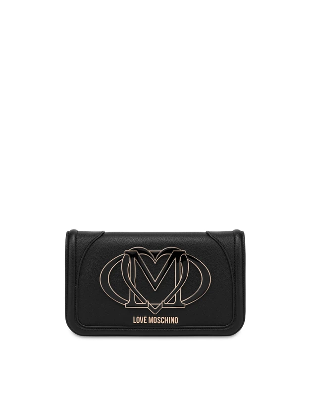 Love Moschino Women Jc4010pp1nlg0000 Bag, Black, 26X15X5,5