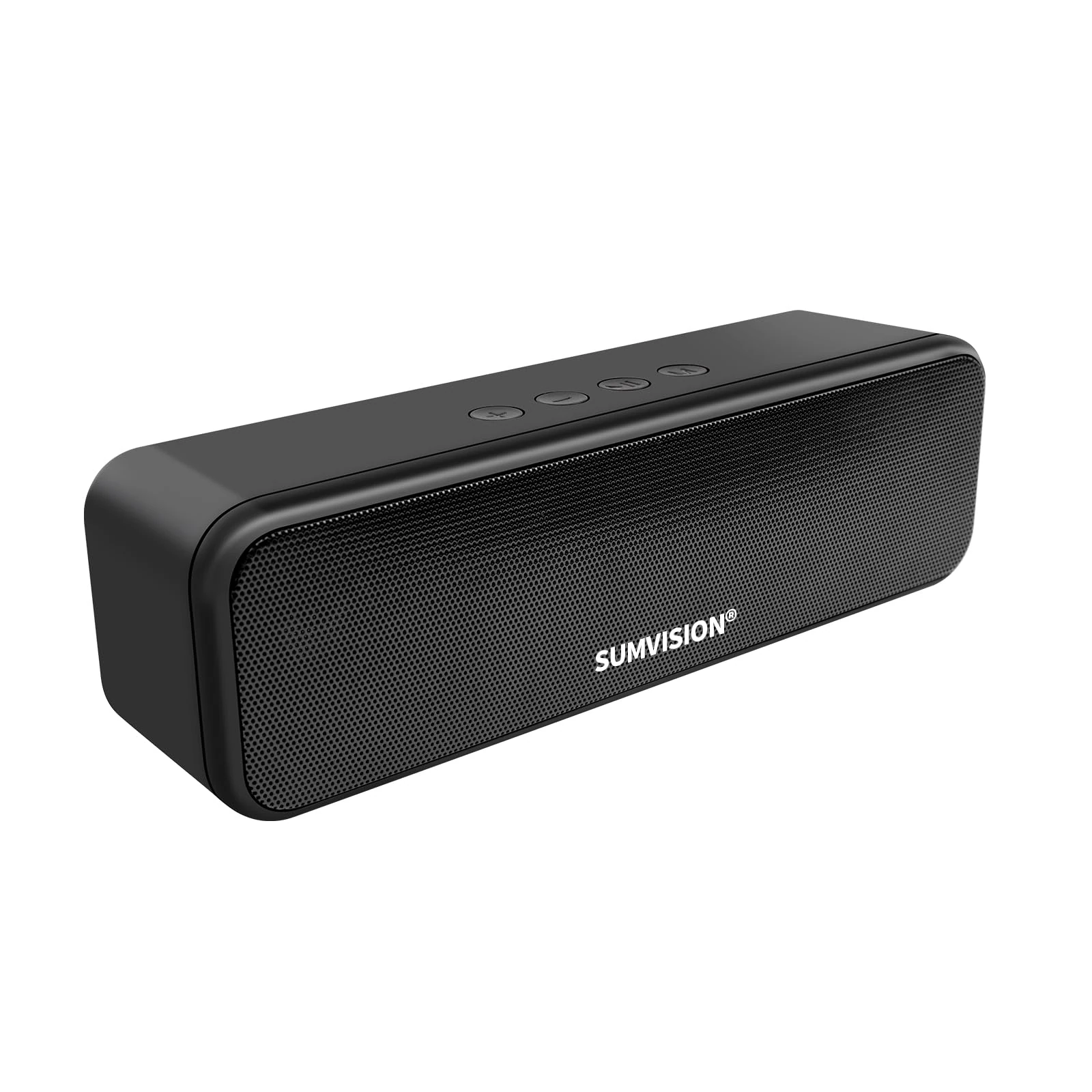 Sumvision Tekuno Portable Bluetooth Speaker True Wireless Stereo Speakers Chroma LED 24Hr 1200mAh Long Life Battery Bluetooth 5.3 USB C Fast Charge Enhance Bass Drop Protect UK Design UK Tech Support