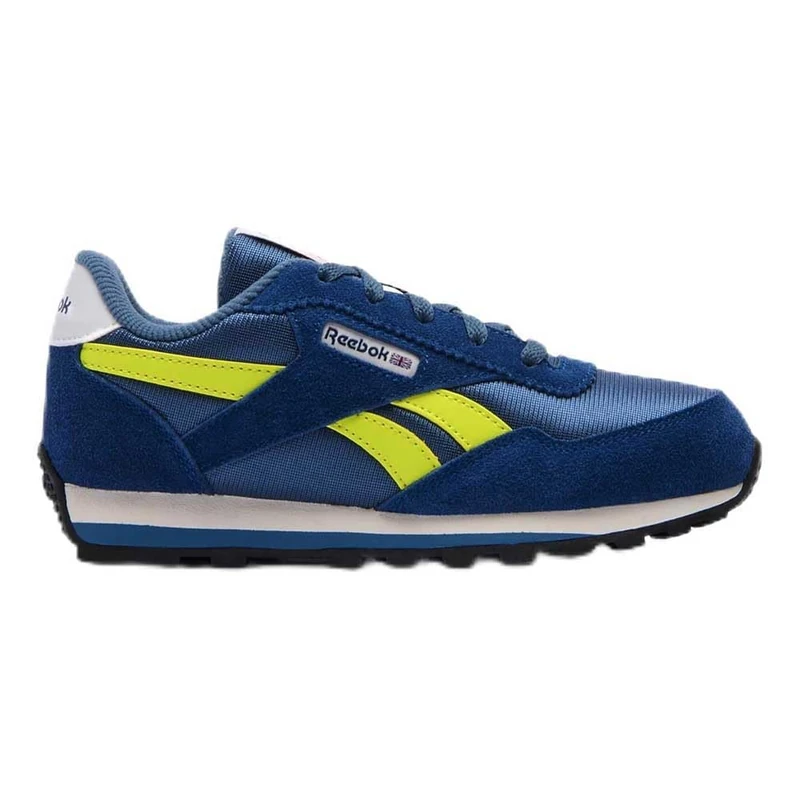 Reebok Classic AZ Trainers, Shadow/Batik Blue/Solar Acid Yellow, 30 EU, Shadow Batik Blue Solar Acid Yellow, 11.5 UK Child
