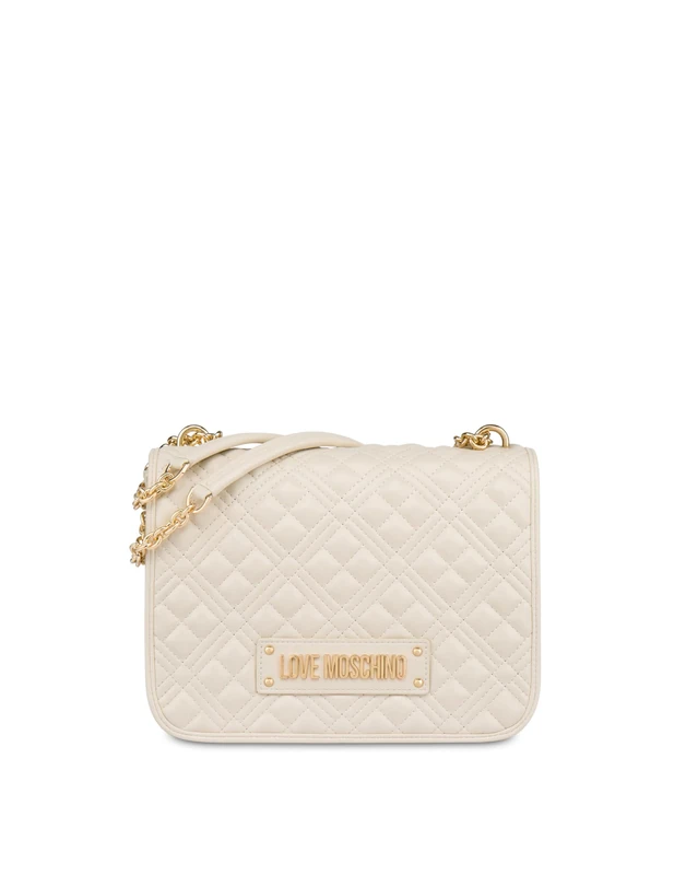Love Moschino JC4000PP1NLA0110, Women's Bag, Ivory, One Size, ivory (ral 1013), 26X19X7