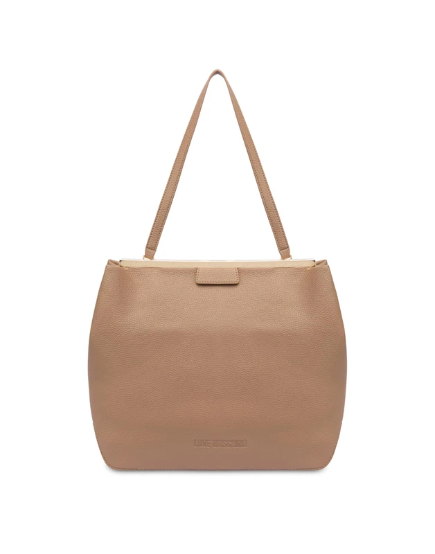 Love Moschino Women Jc4017pp1nlt0104 Bag, Beige, 36X18X10