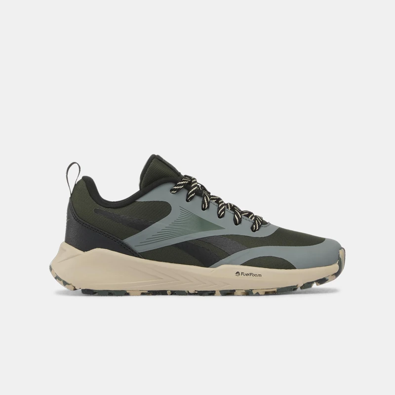 Reebok Energy Run Trainers, Gritgreen/Darkfold/Classic Beige, 36.5 EU / 3.5 UK, Gritgreen Darkfog Classic Beige, 4 UK