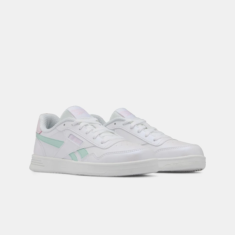 Reebok Court Advance FTWRWHITE/GLITCHAQUA/Frostedberry Trainers, 36 EU / 3 UK, Ftwrwhite Glitchaqua Frostedberry, 3 UK