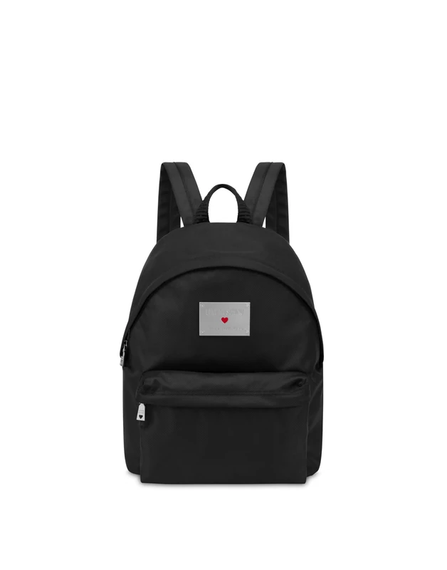 Love Moschino JC4201PP1NLN100A, Women's Backpack, Black, Medium, Black, Medium