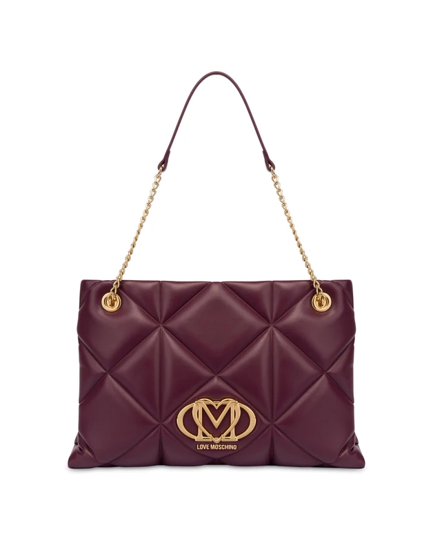 Love Moschino PU EMBOSSED WINE BAG