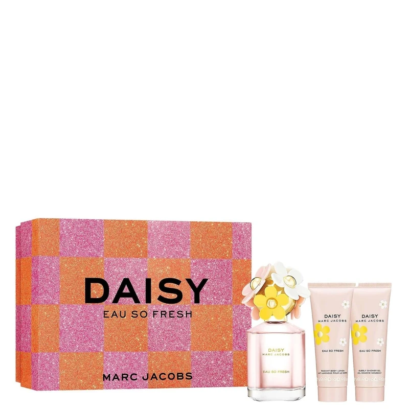 Marc Jacobs Daisy Eau So Fresh Eau de Toilette 75ml Gift Set 2024 (Contains EDT, Body Lotion and Shower Gel)