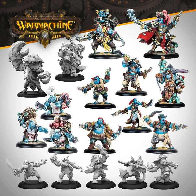 Steamforged Games Warmachine: Southern Kriels Brineblood Marauders Core Expansion