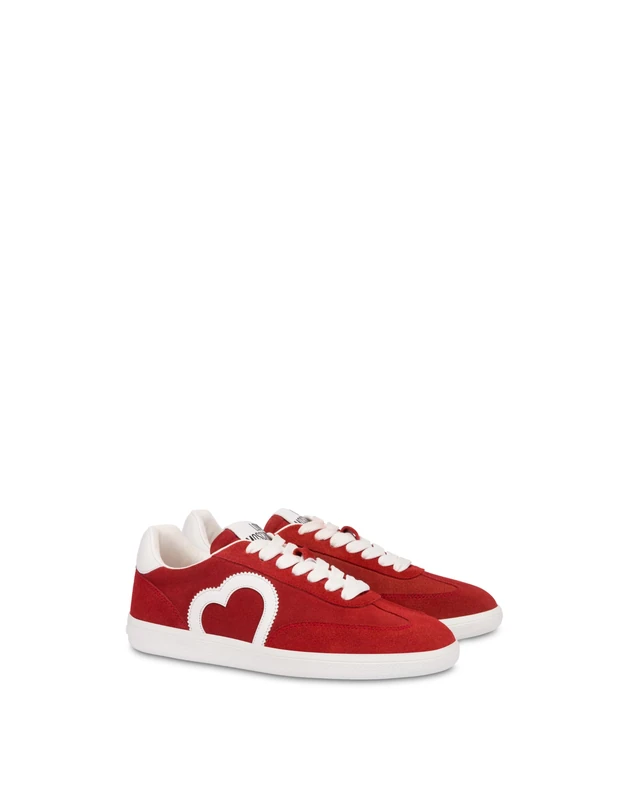 Love Moschino JA15112G1NIG0500, Women's Sneakers, Red, EU 37 - UK 4, red, 5 UK