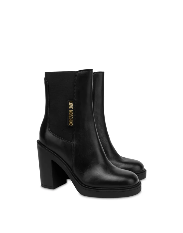 Love Moschino JA2413AG1NIA0000, Women's Ankle Boot, Black, 38 EU, Black, 6 UK