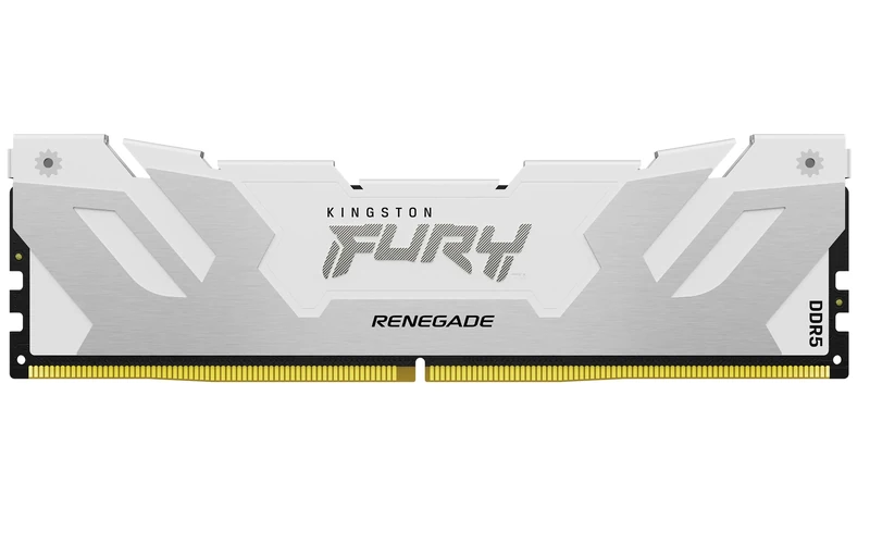 Kingston FURY Renegade DDR5 Silver/White XMP 24GB 8400MT/s CL40 CUDIMM Desktop Gaming Memory - KF584CU40RW-24